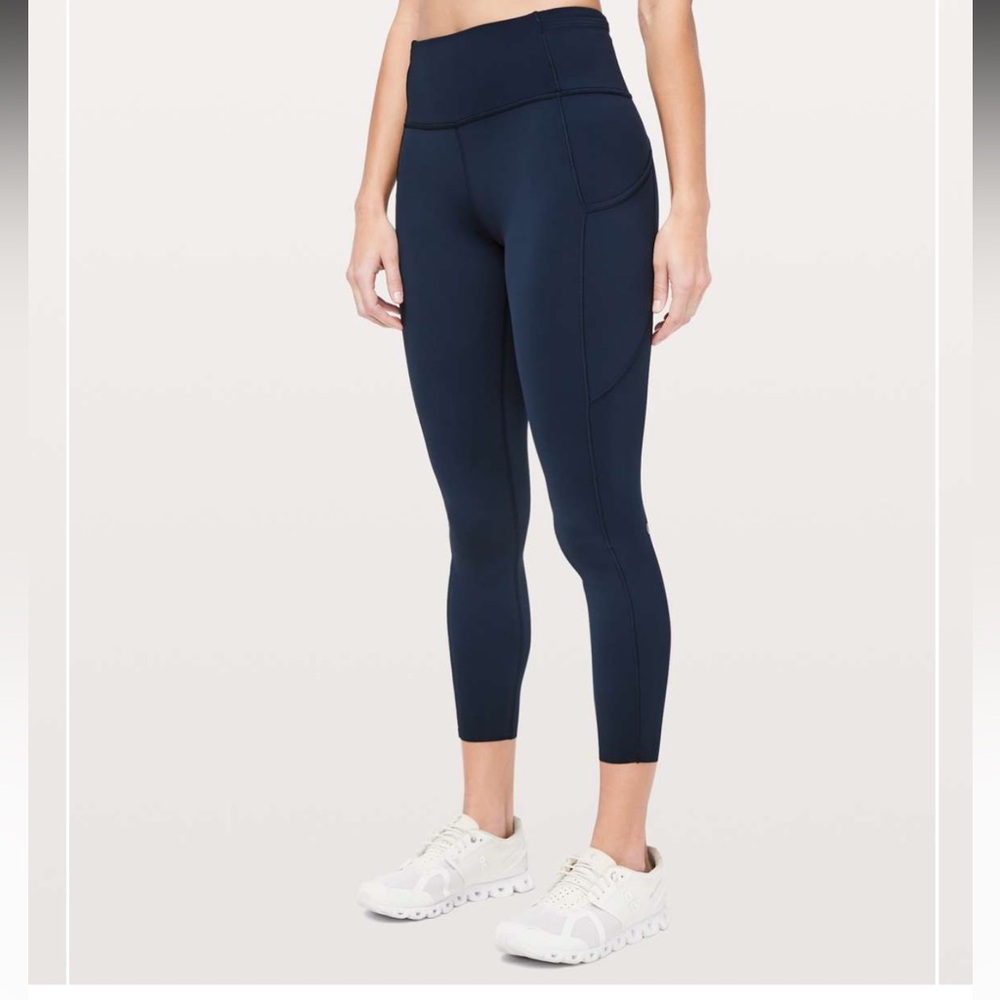 Lululemon Fast & Free 7/8 Tight II *Non-Reflective Nulux 19”